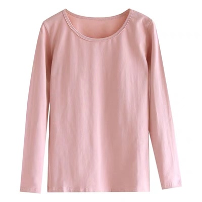 打底衫女长袖纯棉薄款