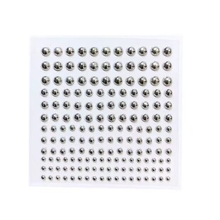 眉钉贴唇钉贴自粘免打孔泪钻无洞个性酒窝假眉鼻耳钉贴唇环肚脐钉