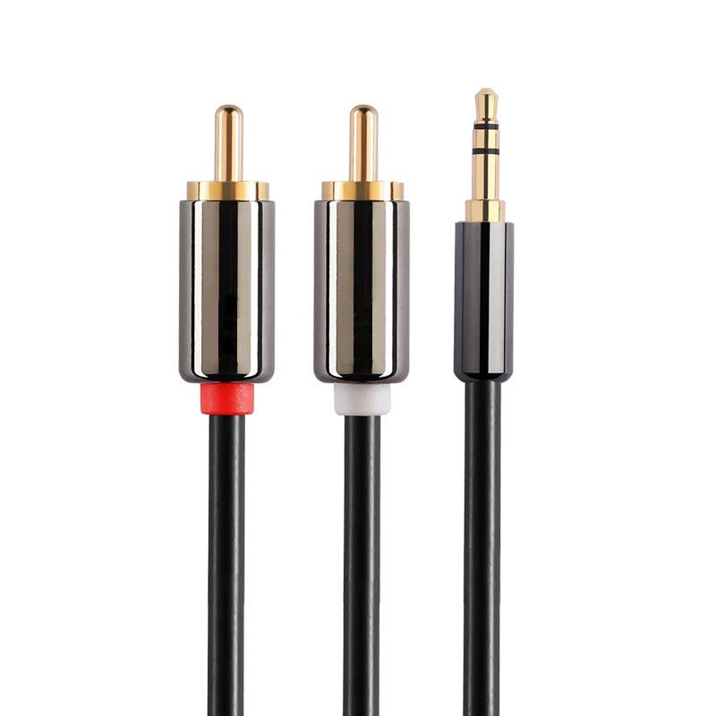 3.5mm一分二音频线3.5rca电脑