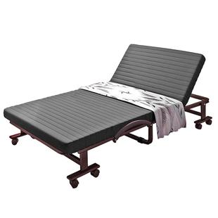 棕垫免安装单人折叠床办公室午休午睡小空间保姆孕妇休息家用硬床