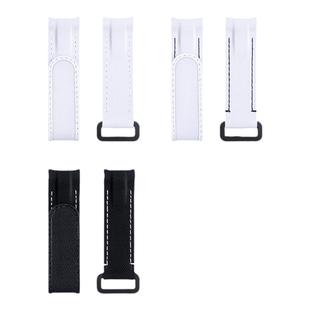 适配劳力士双生耳弯头尼龙手表带diw迪通拿熊猫迪水鬼魔术贴20mm