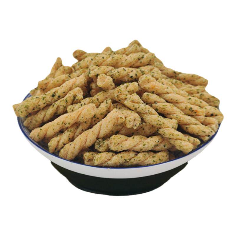 散称海苔小麻花膨化食品