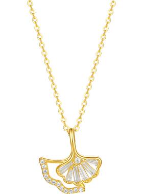 周六福S925银项链送女友生日礼物