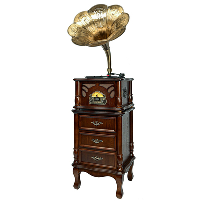 今墨复古客厅欧式黑胶电唱机