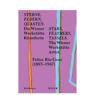 【预售】星星羽毛流苏英文综合设计进口原版书Sterne， Federn， Quasten / Stars， Feathers， Tassels简装14岁以上MAK  Lilli
