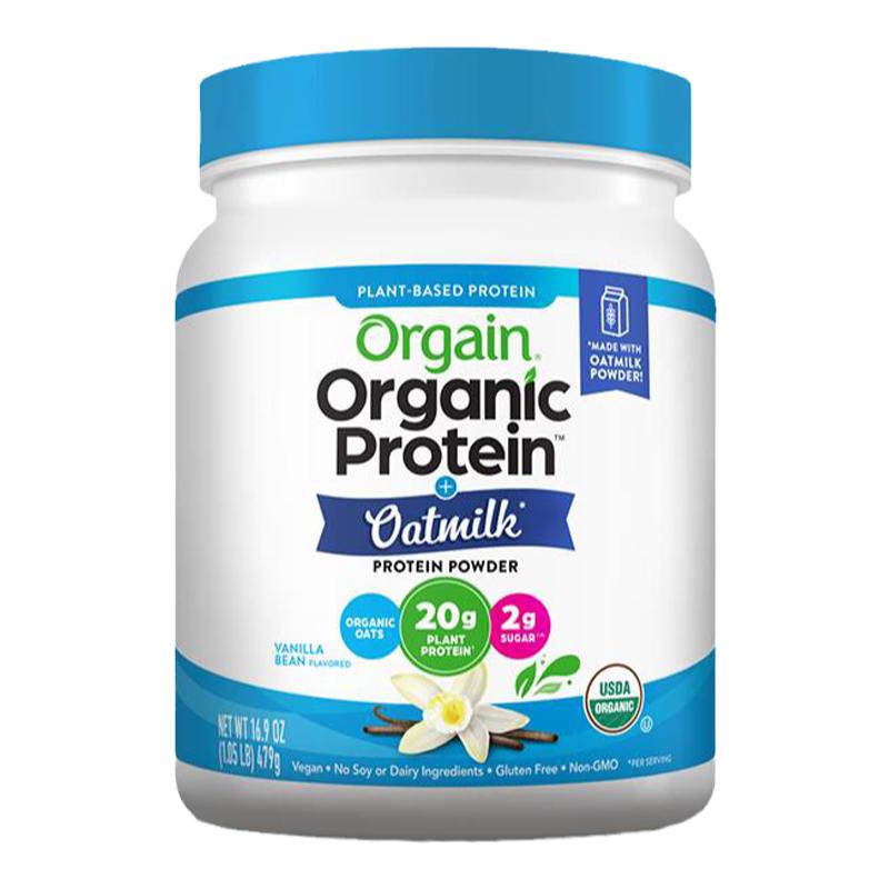 【强体升级款】Orgain傲感有机燕麦植物奶蛋白粉全家营养增强免疫