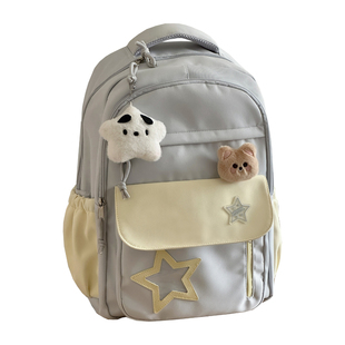 学院ins风少女可爱书包 初高中学生党双肩包女大容量上课通勤背包