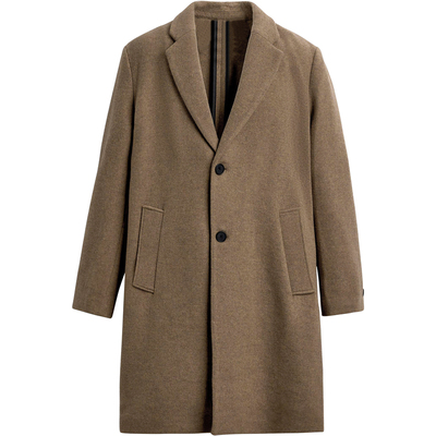 西班牙单！羊毛呢混纺大衣外套