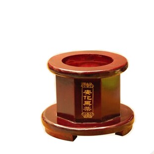 湖南安化黑茶百两茶座茶樽两百两茶座花卷茶实木底座-两百两加5元