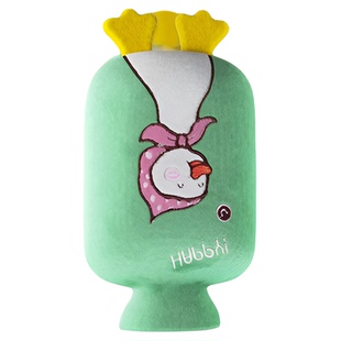 山山热水袋注水灌水暖肚子暖脚宝被窝专用暖水袋学生捂手硅胶防爆