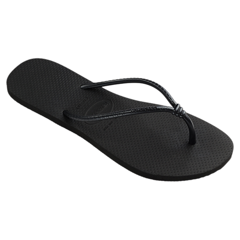 Havaianas修身纯色沙滩拖鞋