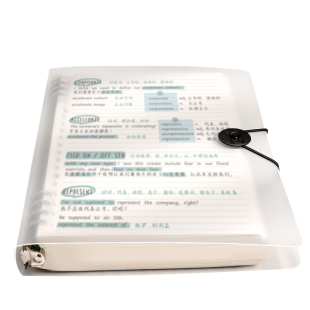 三木超厚活页笔记本不硌手B5活页笔记本A4加厚笔记本活页替芯初高中生专用笔记本活页夹可替换活页内芯可拆卸