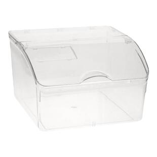 超市散装糖果零食塑料展示盒饼干果冻陈列亚克力透明带盖酱菜盒子