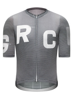GRC夏季天丝LOGO骑行短袖男