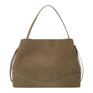 【佳雪佳敏直播精选】MOUSSY都市漫游麂皮系带大水桶HOBO单肩女包