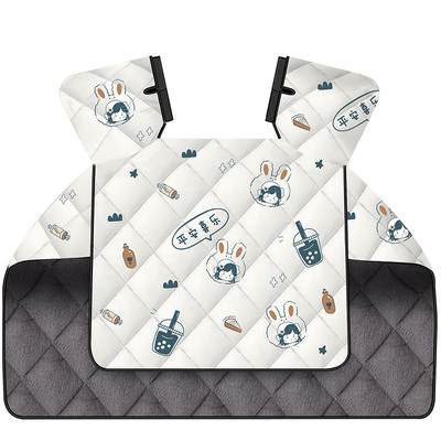 冬季加绒加厚防水电动车挡风被