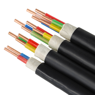 江南电缆YJV国标2/3/4/5芯10/16/25平方纯铜芯充电桩阻燃硬电缆线
