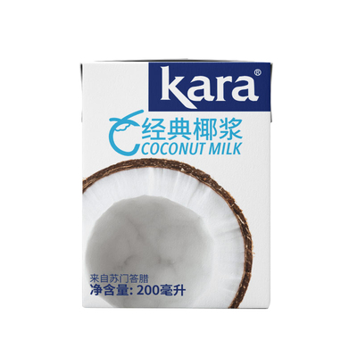 进口kara佳乐椰浆椰汁甜品材料