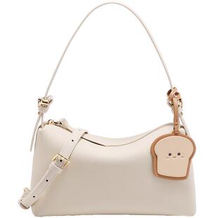 百丽包包女款新款通勤枕头吐司包单肩斜挎手提小方包7986BAX5