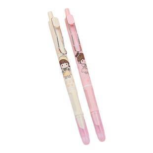 罗氏帆星按动钢笔学生专用小学生三年级墨囊可按动式暗尖0.38热可擦墨囊太空卡通正姿可替换墨囊高颜值练字笔