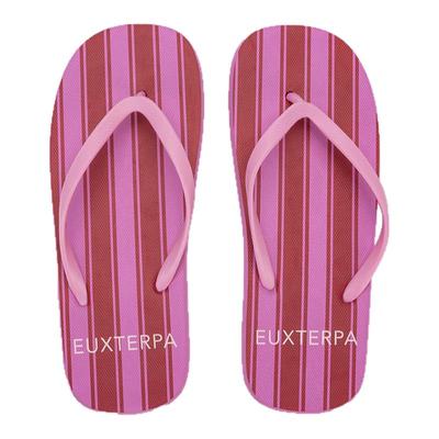 EUXTERPA欧特帕夏季浴室防滑防水粉色夹脚沙滩人字凉拖外穿女男