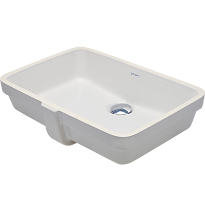 杜拉维特方形陶瓷盆台下盆