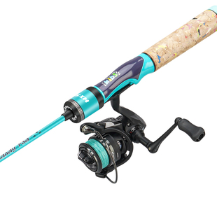 哈斯达糖果儿童专用路亚竿全套直柄粉色女士亲子儿童钓鱼竿全套装