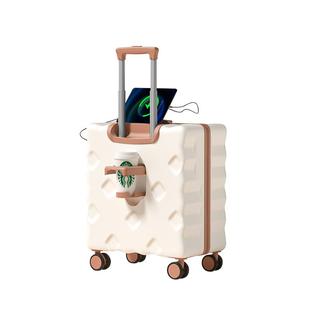 行李箱小型20寸18登机箱女2025新款可上飞机旅行拉杆密码皮箱子男