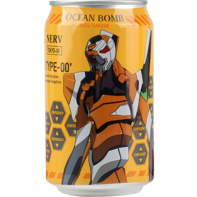 台湾OCEANBOMB柚子味汽水罐装