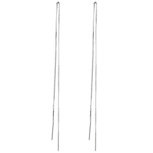 999纯银耳线女长款足银韩版时尚气质流苏多耳洞夸张耳链环防过敏