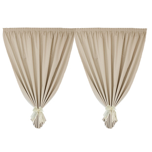 魔术贴窗帘免打孔安装全遮光防晒遮阳窗户遮挡帘柜子门帘清仓处理