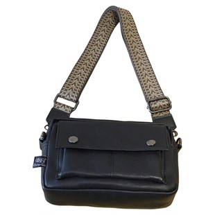 ThreeBox男士单肩包皮质个性肩带斜挎包休闲ins风手机包女小方包