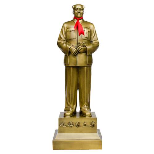 全身毛主席伟人开国大典全身站像 毛泽东家居落地铜像饰品摆件85