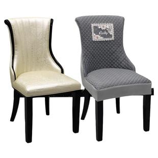 餐桌椅子套罩弧形全包高档轻奢欧式实木家用凳套座椅套靠背保护套