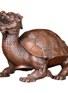 摆件招财创意客厅办公室龙头龟