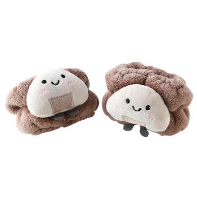 洗脸手腕带神器吸水毛绒束发带头绳两用防湿手巾发绳洗漱专用发圈