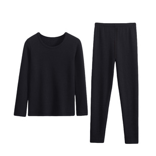 秋衣套装男薄款纯棉贴身防寒恒温青少年冬季加厚加绒保暖内衣男式