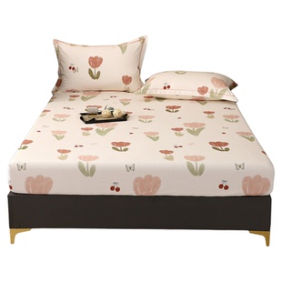 2025新款A类加厚纯棉床笠100全棉磨毛定制任意尺寸90X190榻榻米2m