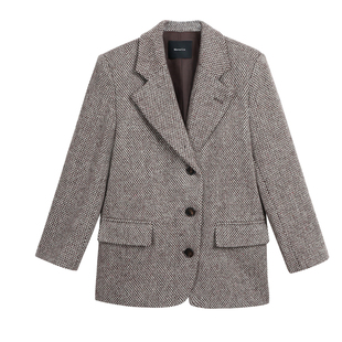 Maven Lin【现货7折】知识分子风 羊毛西装外套通勤毛呢西服