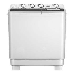 美的半自动洗衣机家用双缸15公斤大容量双桶租房公寓酒店商用波轮