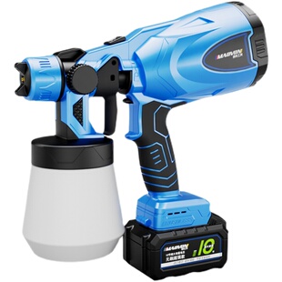 电动喷漆枪锂电充电式家用小型乳胶漆喷枪油漆喷涂机器喷墙面神器