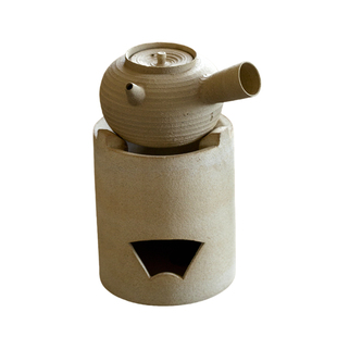 觅白泥砂铫壶全手工夫烧水卡盖炭炉纯手拉侧把煮茶高炉潮州玉书煨