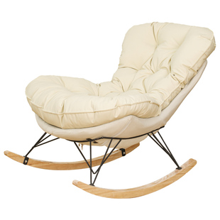 单人摇摇椅家用躺椅成人可睡觉懒人沙发阳台懒人休闲椅子2024新款