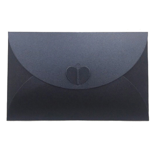 信封定制烫金logo珠光纸爱心扣信封可爱个性卡套邀请函 9.9包邮