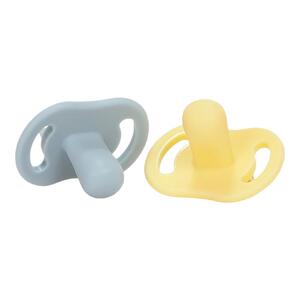 汤美星婴儿安抚奶嘴6月以上防胀气宝宝硅胶奶嘴0-18个月2支装官方