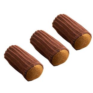 针织椅子脚套耐磨静音桌腿椅保护套硅胶防滑餐桌桌椅脚垫凳子板凳