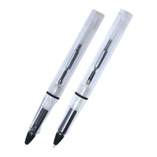 永生钢笔式中性笔可吸墨水通用3.4墨囊学生透明示范透明送彩墨