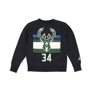 Nike/耐克正品 密尔沃基雄鹿队字母哥男子舒适限定卫衣DC0814