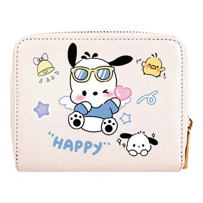 帕恰狗钱包Pochacco卡包一体卡通小巧大容量高颜值便携链条防消磁