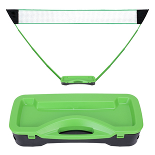 盖威羽毛球网架便携式3米羽毛球网简易快开网羽毛球架训练网架